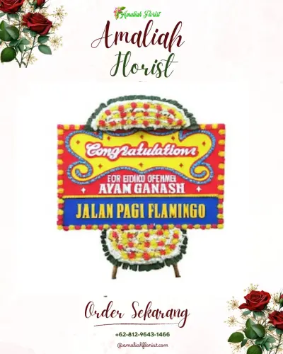 Bunga Papan Congratulation di Keputih